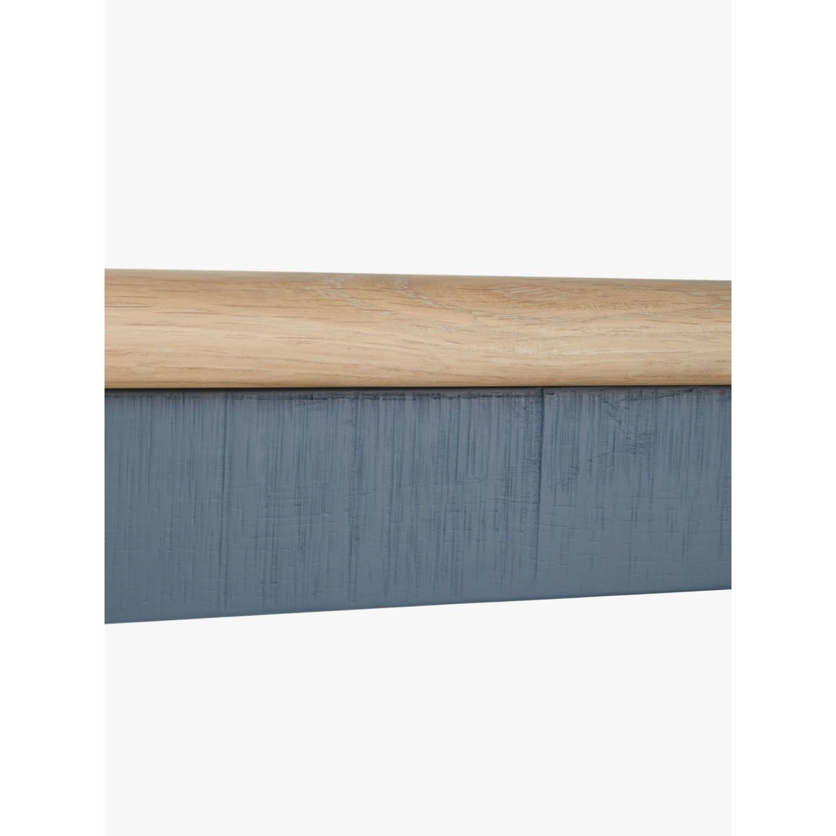 Loaf Chow 8-12 Seater Extending Dining Table, Solid Oak/Inky Blue – image 7