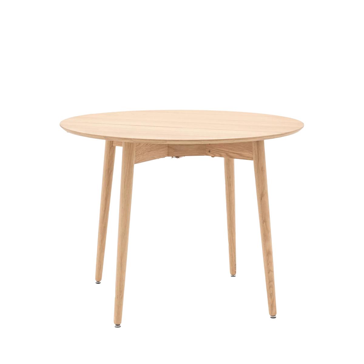 Gallery Direct Lewes Folding Dining Table, Natural – image 2
