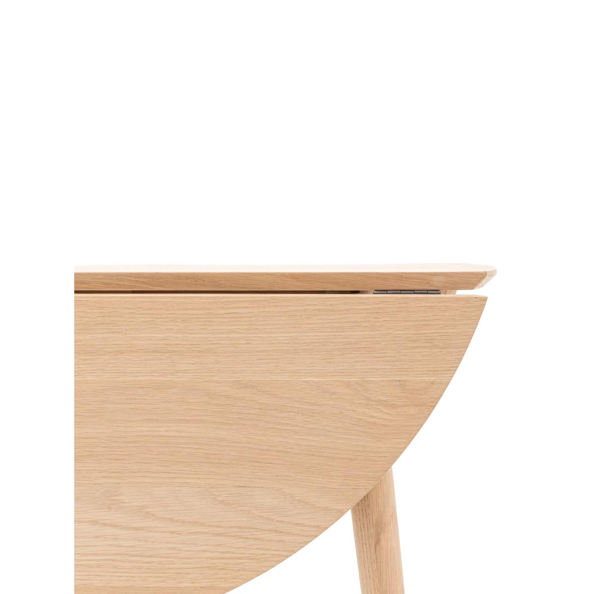 Gallery Direct Lewes Folding Dining Table, Natural – image 5