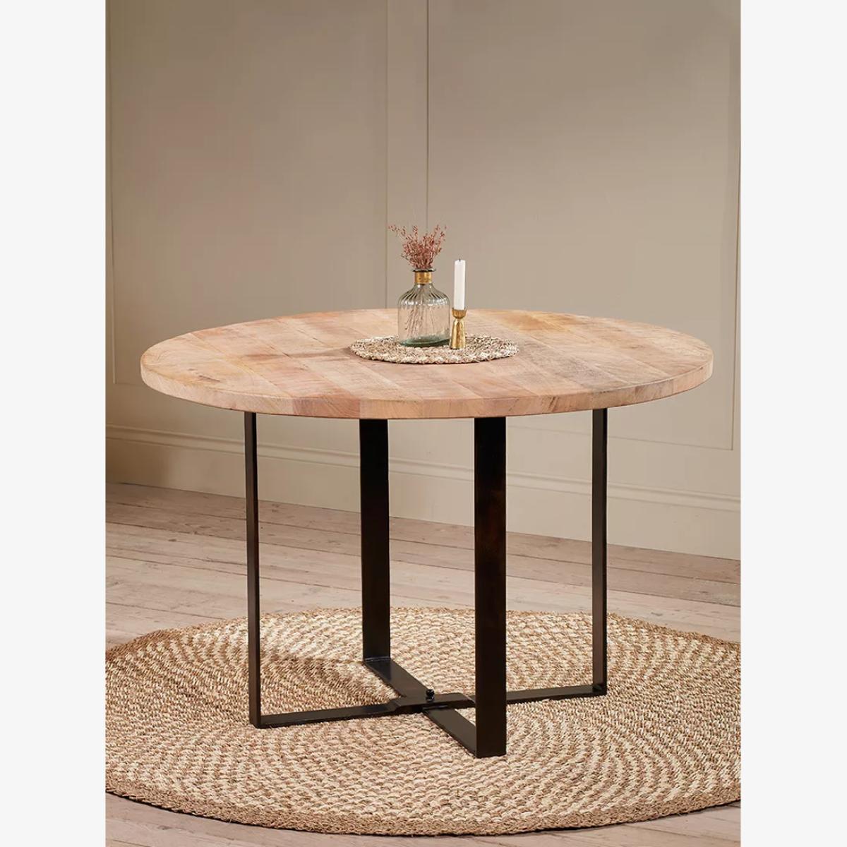 Nkuku Fia Round Dining Table – image 1