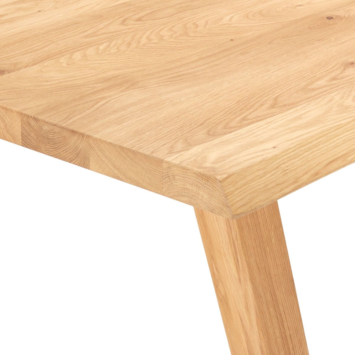 Croft Collection Lorn 6-10 Seater Extending Dining Table, Oak – image 3