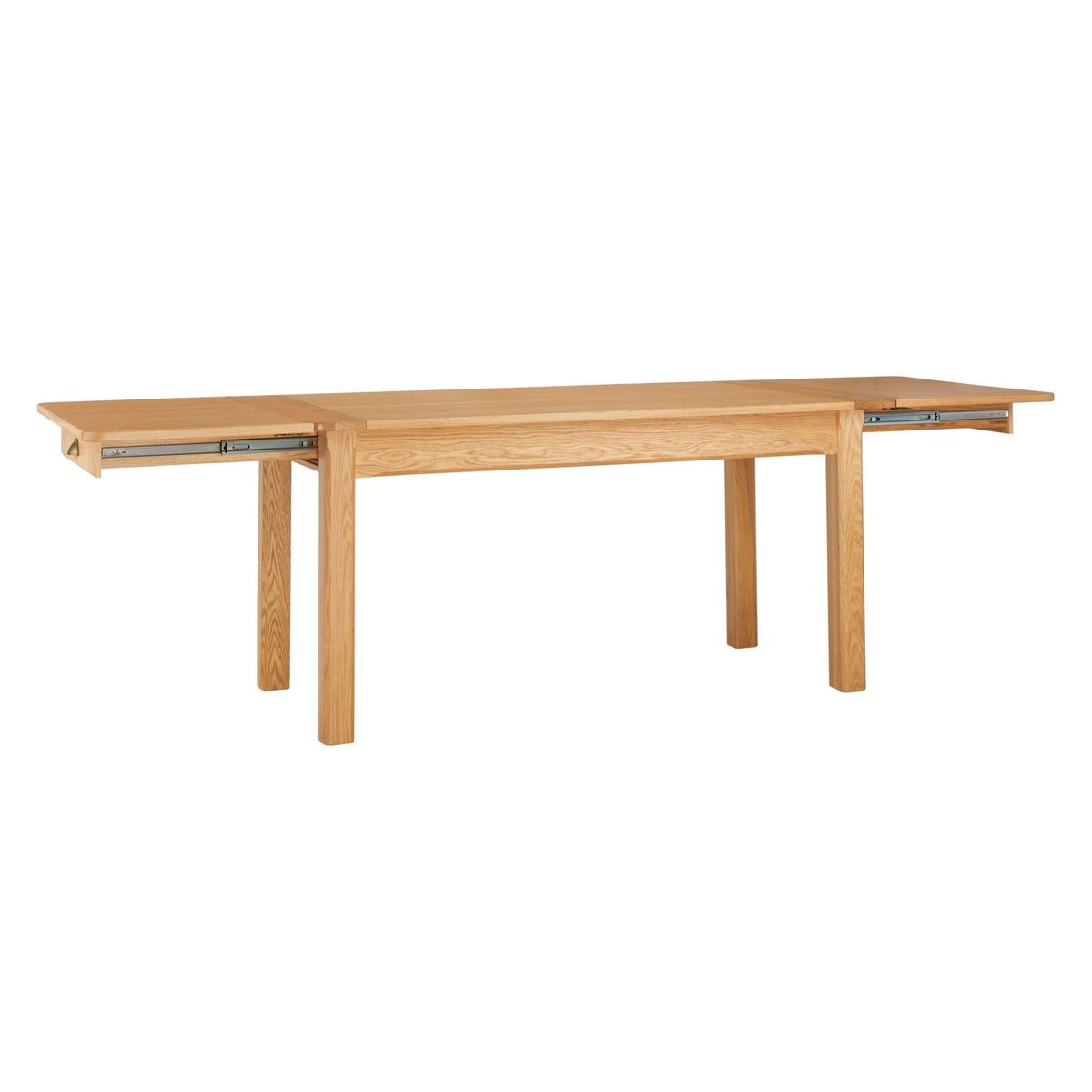 John Lewis & Partners Audley 6-10 Seater Extending Dining Table, Oak – image 3