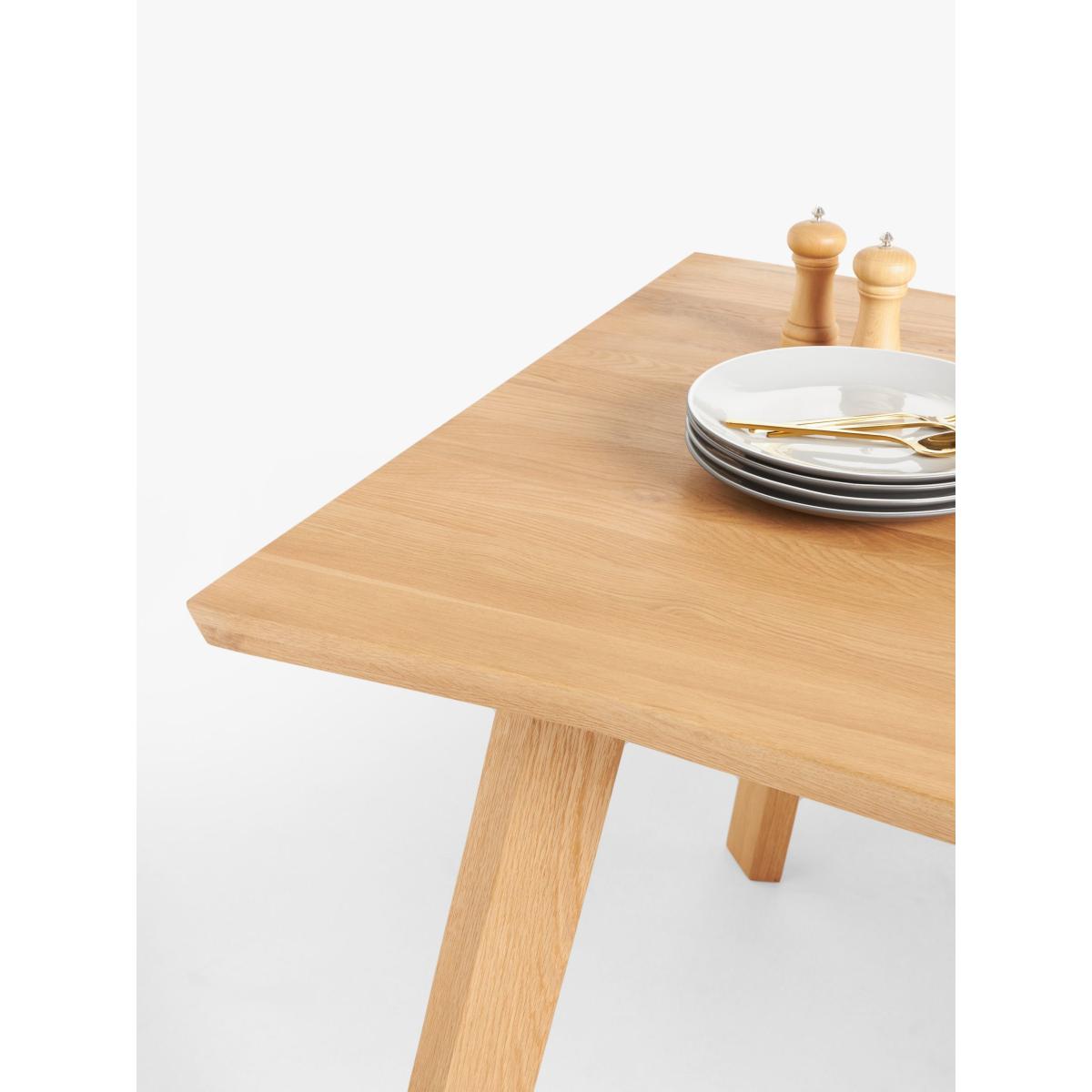 John Lewis Larsen 8 Seater Fixed Dining Table, Solid Oak – image 4
