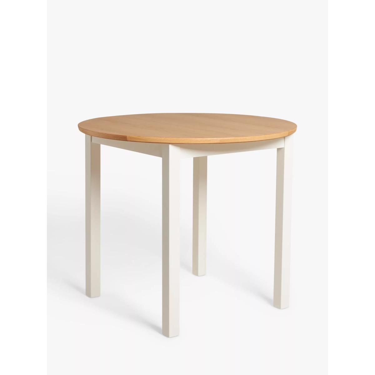 John Lewis ANYDAY Wilton 4 Seater Round Dining Table, Linen – image 3