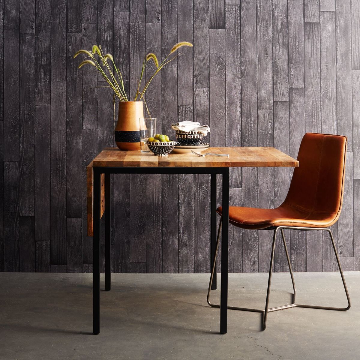 west elm Box Frame Drop Leaf 2-6 Seater Extending Dining Table, FSC-Certified (Mango Wood) – image 5