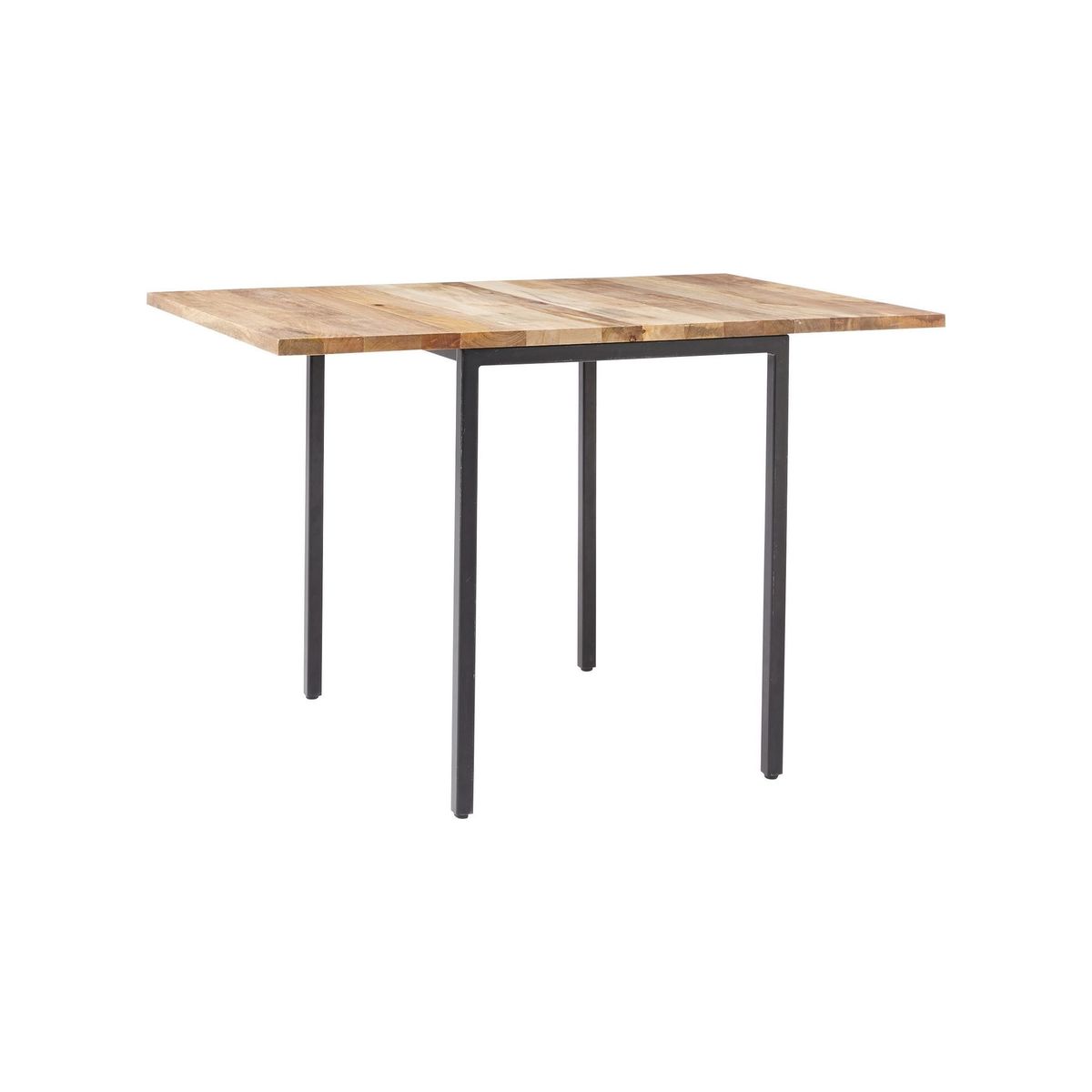 west elm Box Frame Drop Leaf 2-6 Seater Extending Dining Table, FSC-Certified (Mango Wood) – image 1