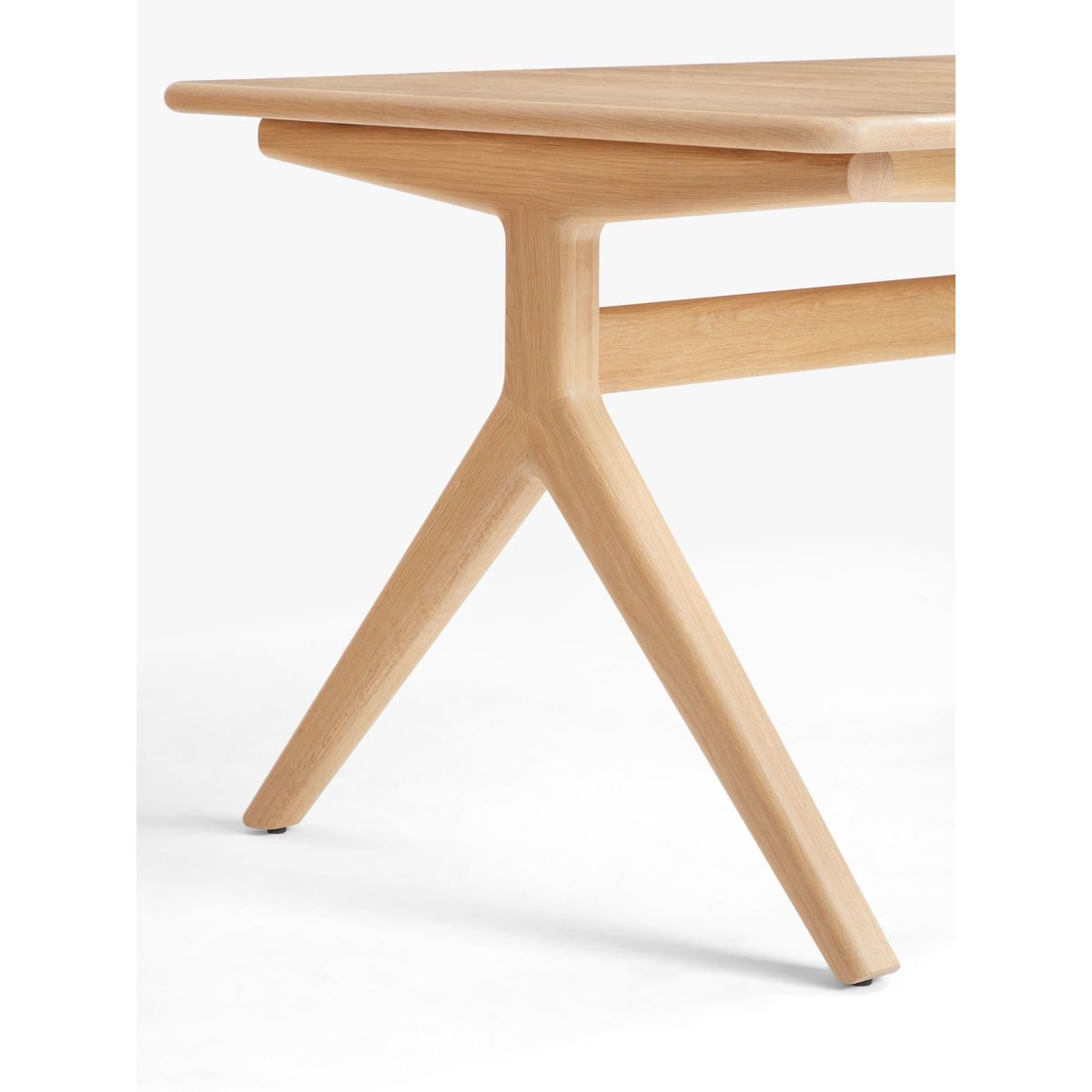 John Lewis & Partners Poise 6-10 Seater Extending Dining Table, Oak – image 5