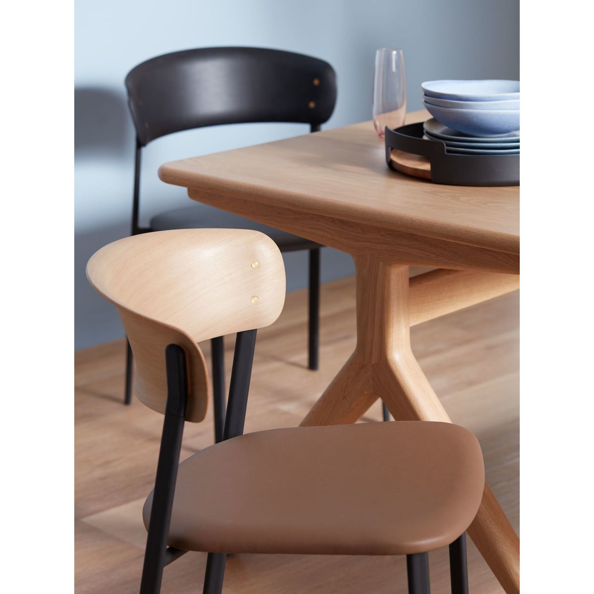 John Lewis & Partners Poise 6-10 Seater Extending Dining Table, Oak – image 9