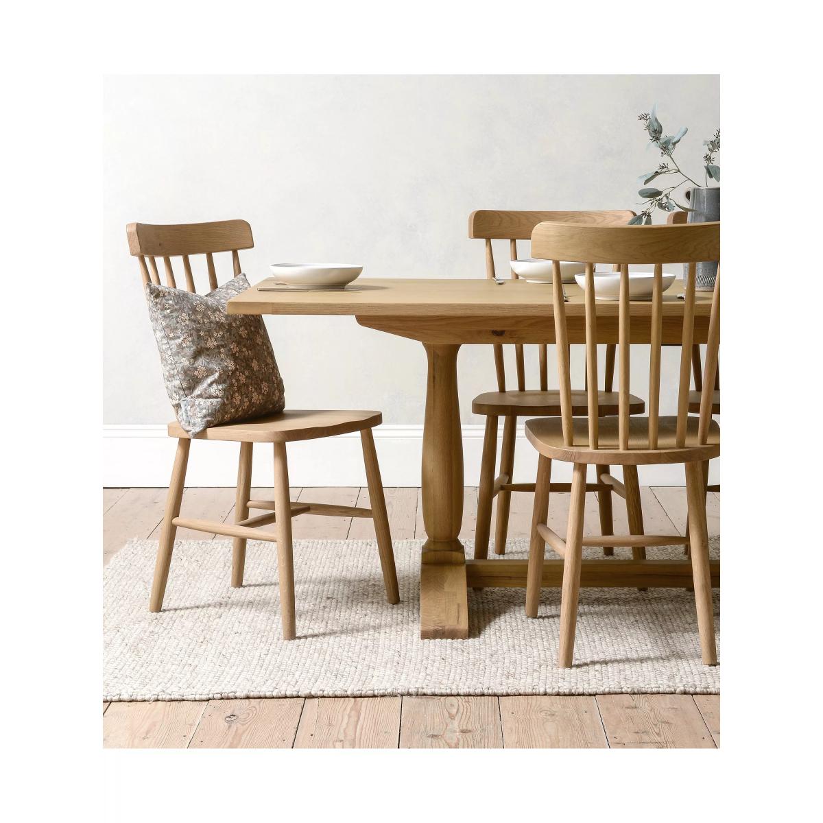 Cotswold Elkstone 6-8 Seater Extending Dining Table, Mellow Oak – image 2