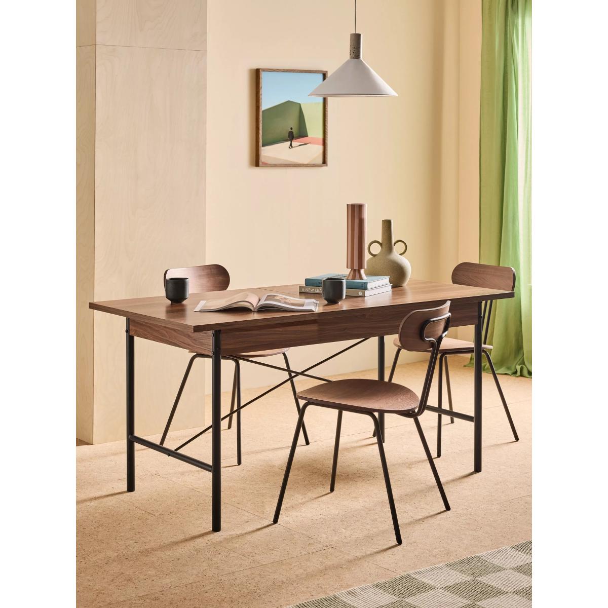 MADE Blaze 6-8 Seater Extending Dining Table, Walnut – image 3