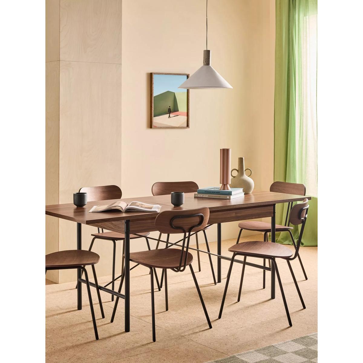 MADE Blaze 6-8 Seater Extending Dining Table, Walnut – image 4