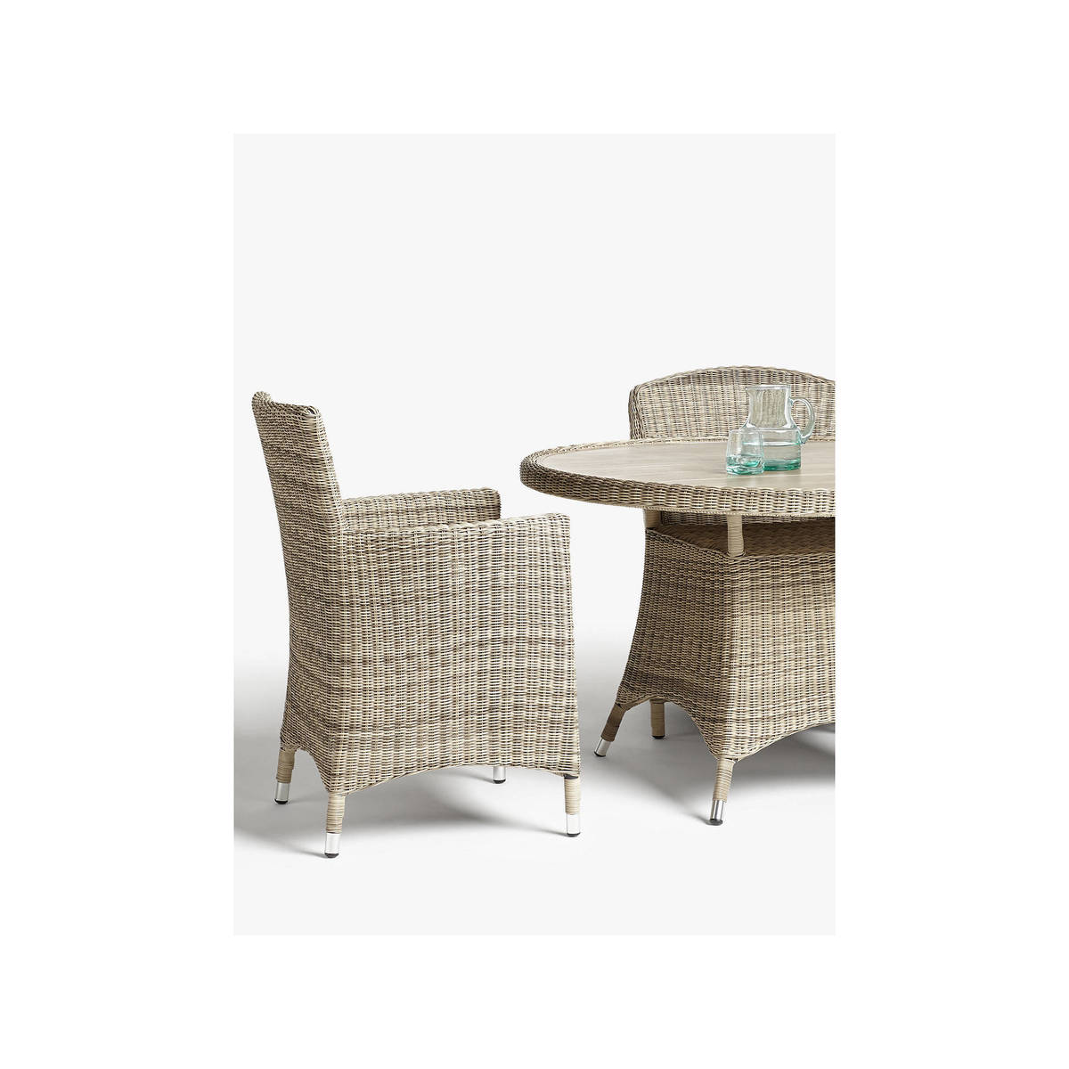 John Lewis & Partners Dante Wood-Effect Top 4 Seat Garden Dining Table – image 3