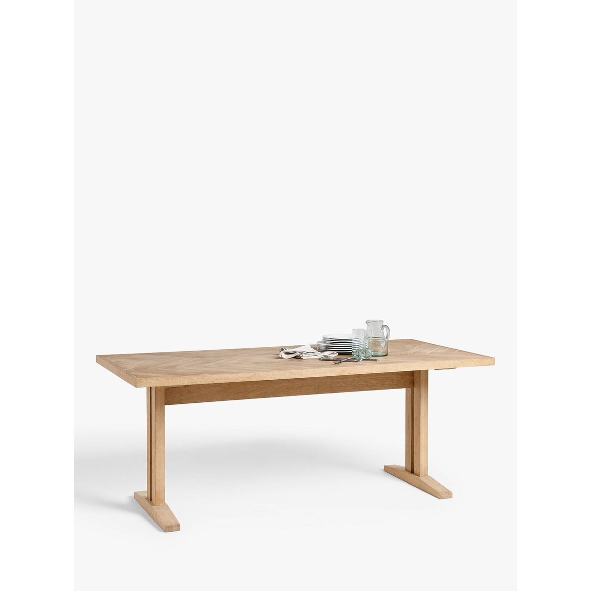 John Lewis & Partners Estate 6 Seater Dining Table, Natural – image 1