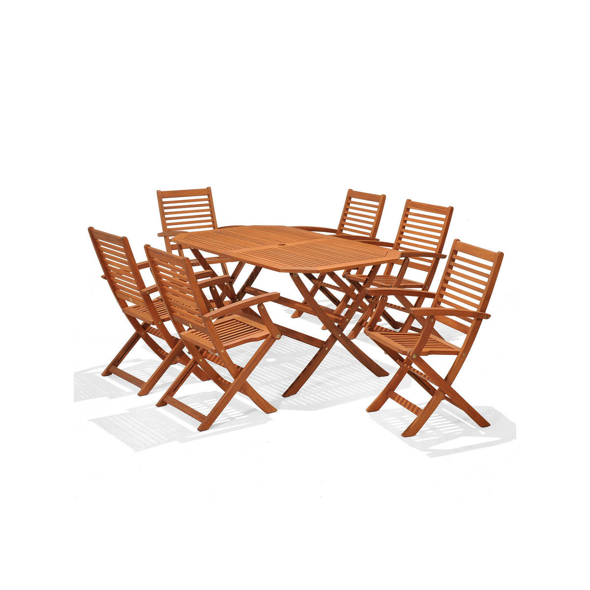 John Lewis & Partners Venice 6 Seater Garden Gateleg Table, FSC-Certified (Eucalyptus), Natural – image 6