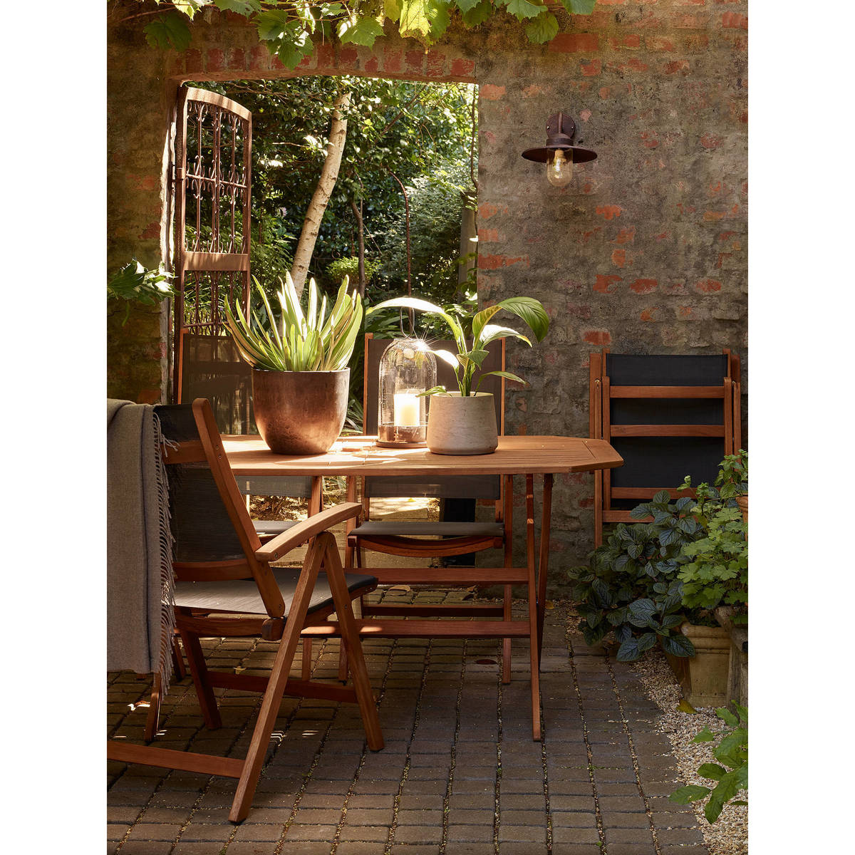 John Lewis & Partners Venice 6 Seater Garden Gateleg Table, FSC-Certified (Eucalyptus), Natural – image 7