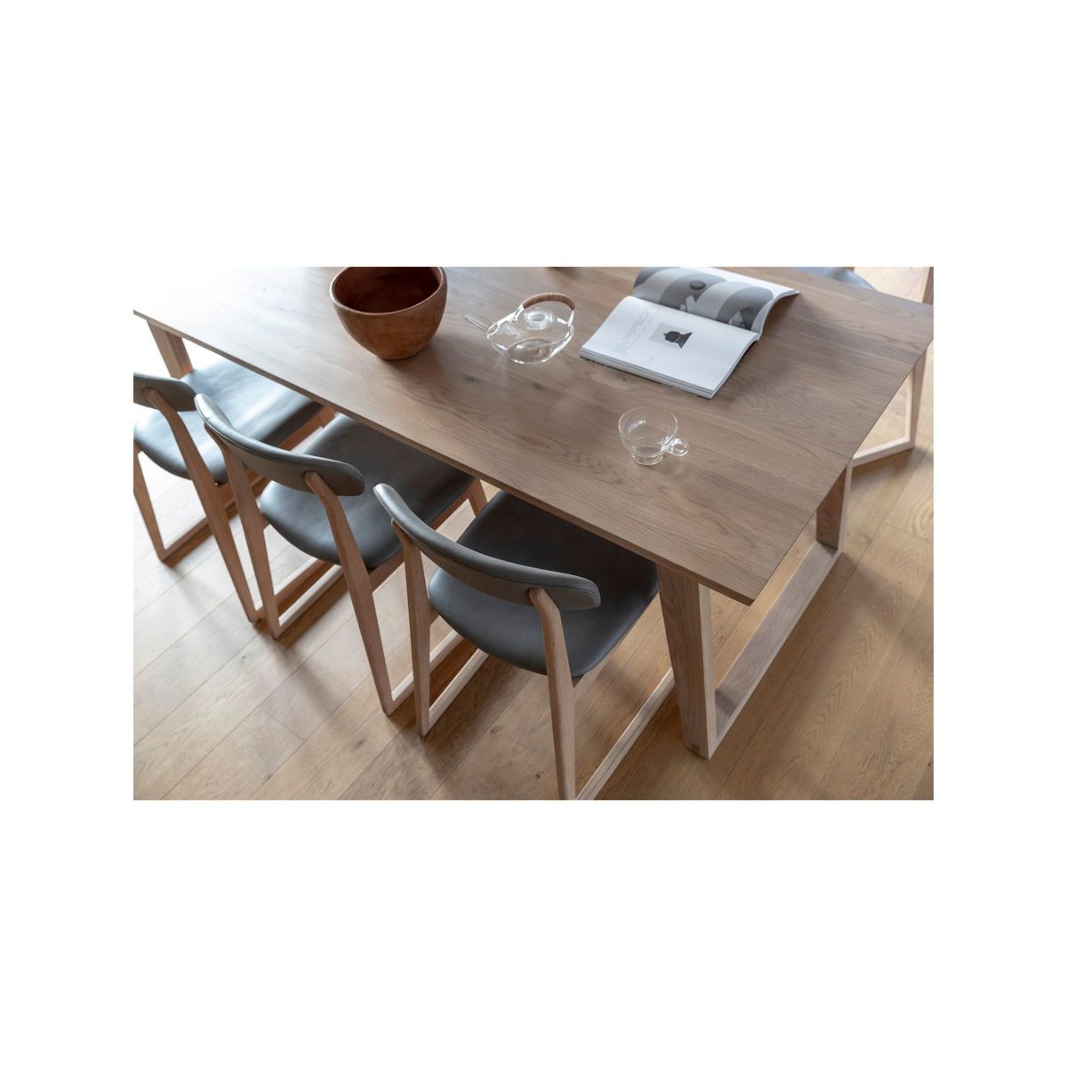 John Lewis & Partners Reflex 6 Seater Dining Table, Oak – image 8