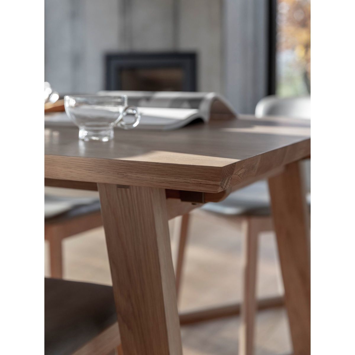 John Lewis & Partners Reflex 6 Seater Dining Table, Oak – image 9