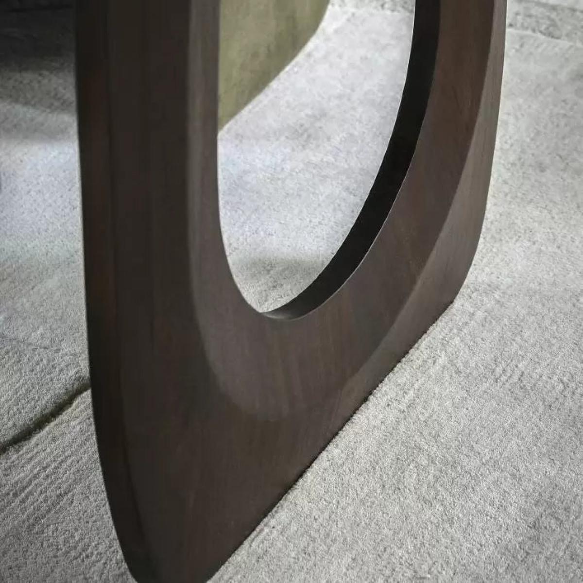 Arc 200cm Mango Wood Dining Table - Walnut – image 2
