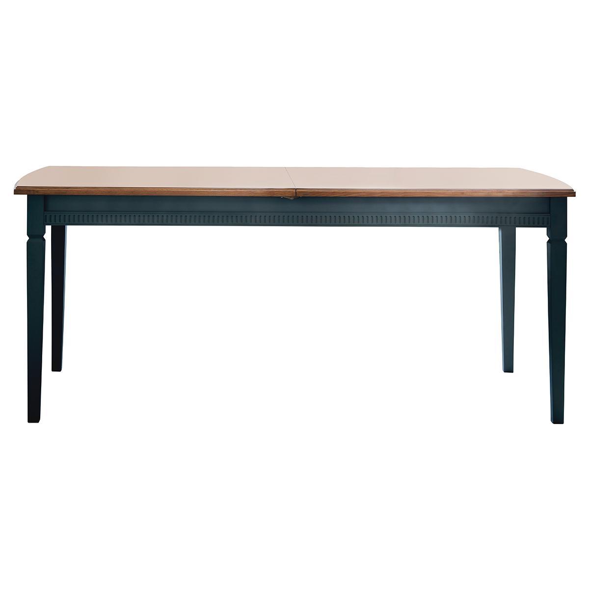 Hellas 186cm-236cm Mahogany Extending Dining Table - Blue – image 2