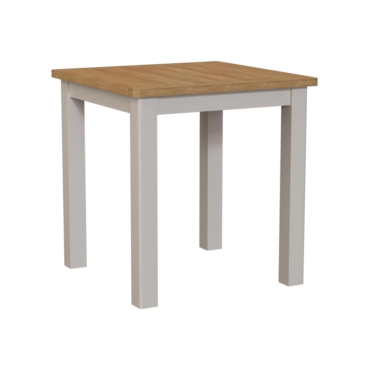 Ruskin 75cm Dove Grey Wood Dining Table – image 1