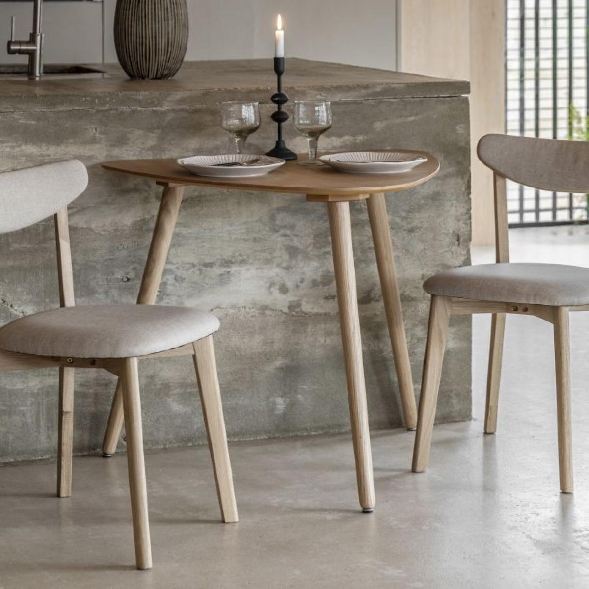 Ashford 90cm Oval Dining Table - Natural