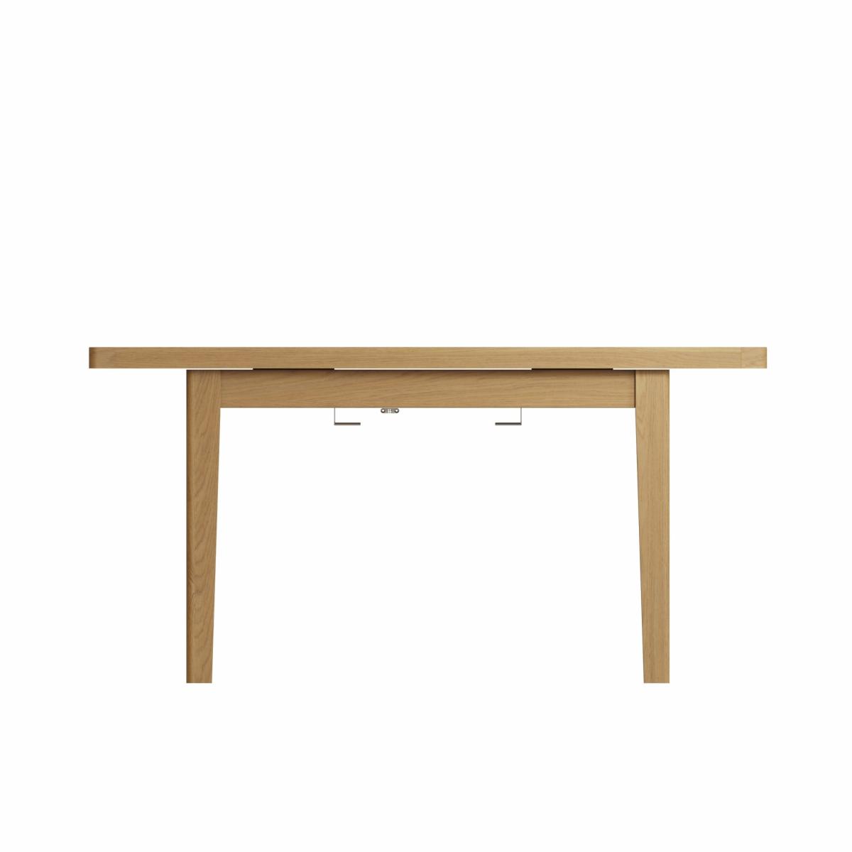 Rara 120cm Rustic Oak Extending Dining Table – image 5