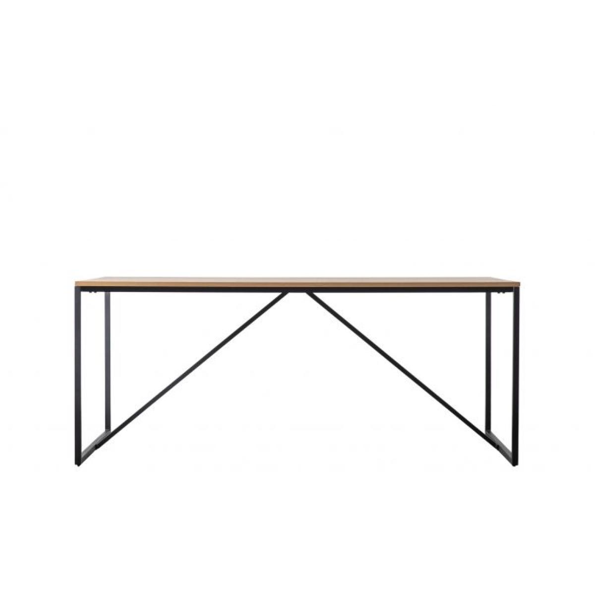 Henley 180cm Oak Veneer Dining Table - Natural – image 2