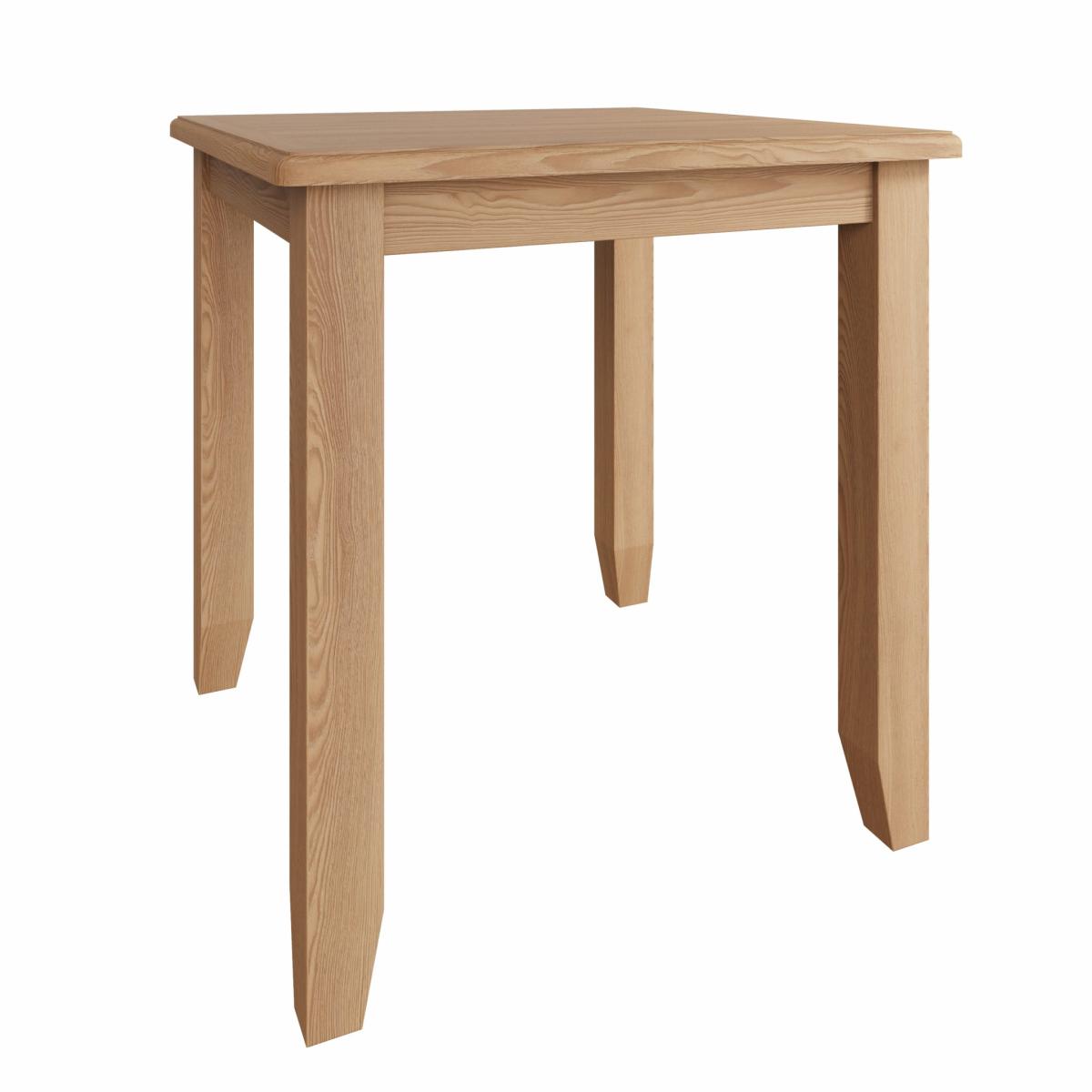Galister 75cm Light Oak Fixed Top Dining Table – image 2