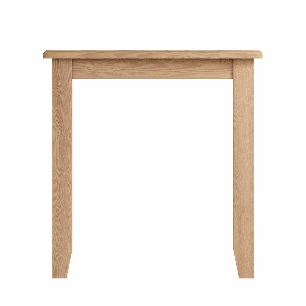 Galister 75cm Light Oak Fixed Top Dining Table – image 3