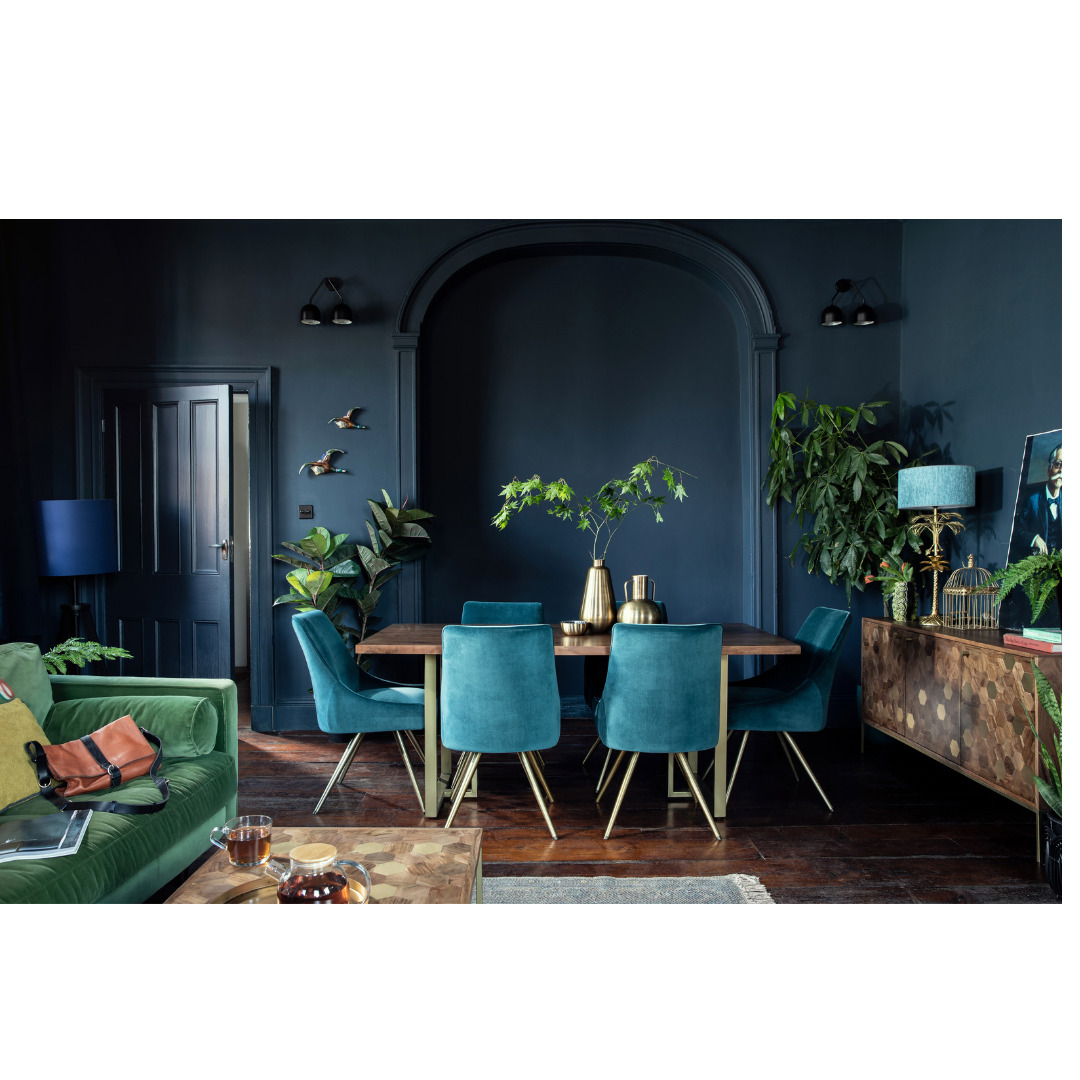 Magnus 180cm Dark Acacia Wood Dining Table – image 2