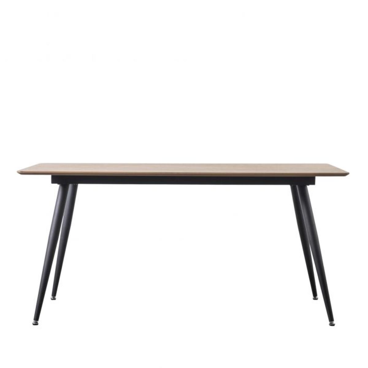 Astley 160cm Oak Veneer Dining Table - Natural – image 2