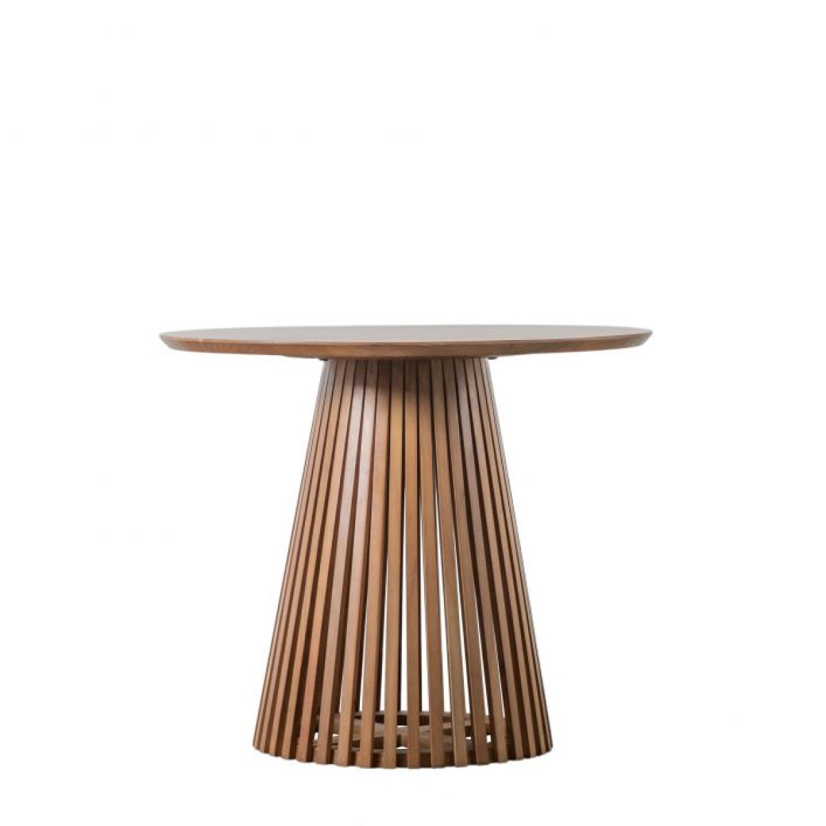 Brookland 90cm Acacia Wood Dining Table - Natural – image 2