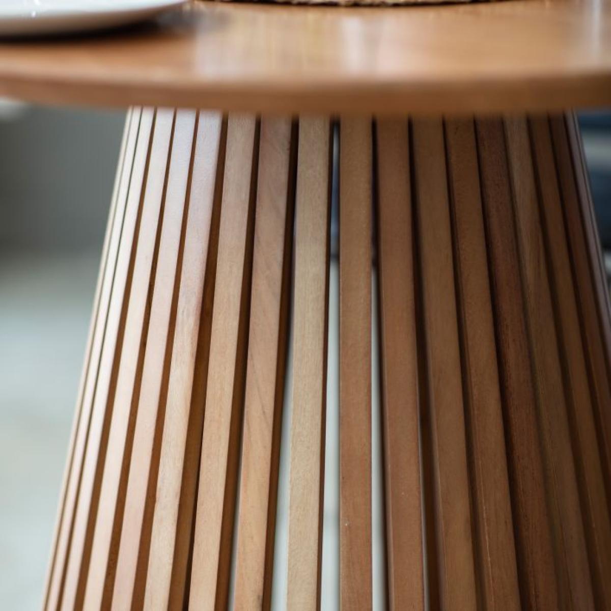 Brookland 90cm Acacia Wood Dining Table - Natural – image 3