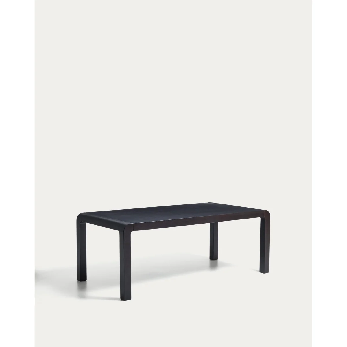 Erisia extendable table in solid oak wood with an ebonised finish 200 (280) x 100 cm FSC 100% – image 7