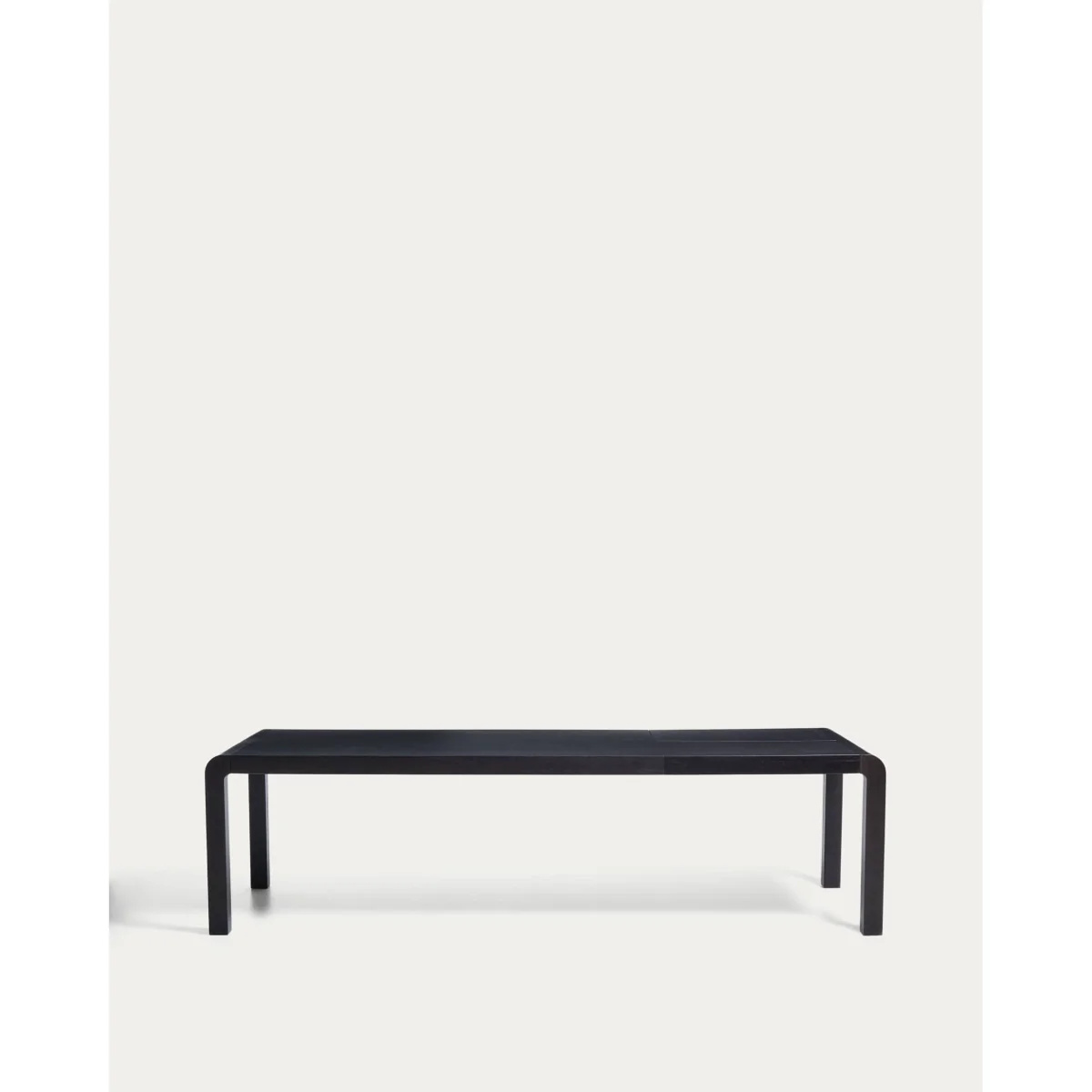 Erisia extendable table in solid oak wood with an ebonised finish 200 (280) x 100 cm FSC 100% – image 9