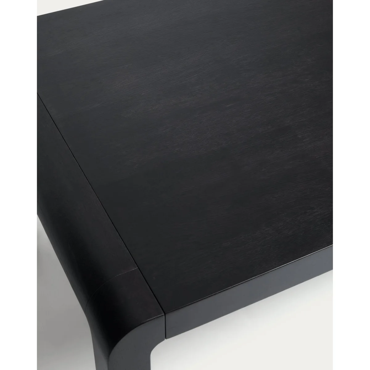 Erisia extendable table in solid oak wood with an ebonized finish 180 (230) x 90 cm FSC 100% – image 5