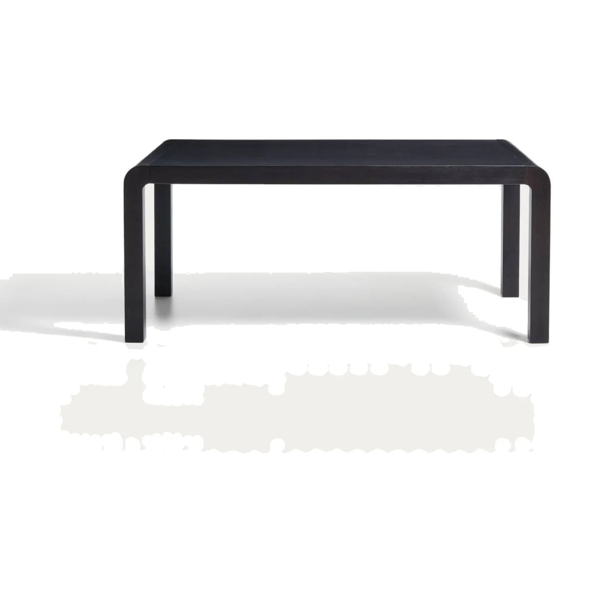 Erisia extendable table in solid oak wood with an ebonized finish 180 (230) x 90 cm FSC 100% – image 1