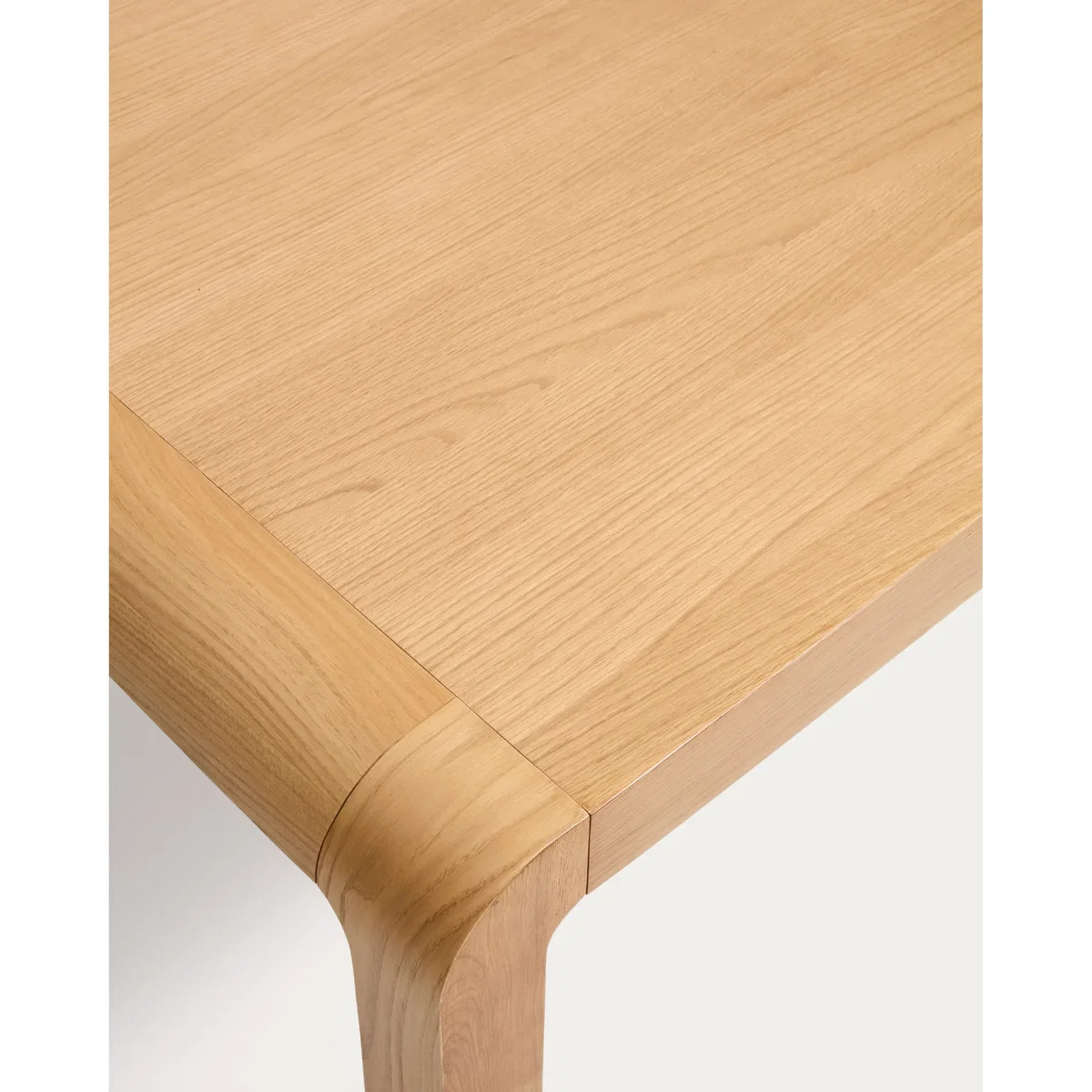 Erisia extendable table in solid oak wood with a natural tone finish 180 (230) x 90 cm FSC 100% – image 2