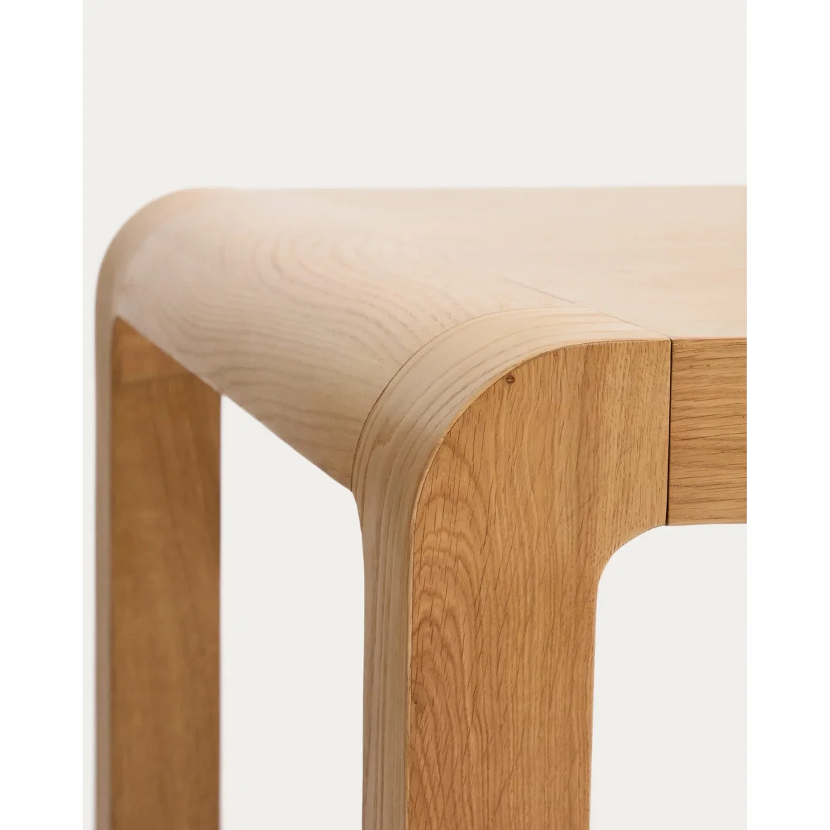 Erisia extendable table in solid oak wood with a natural tone finish 180 (230) x 90 cm FSC 100% – image 3