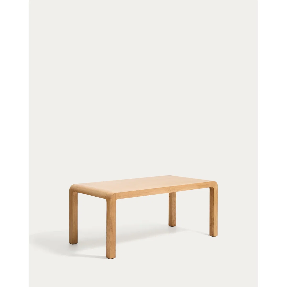 Erisia extendable table in solid oak wood with a natural tone finish 180 (230) x 90 cm FSC 100% – image 4