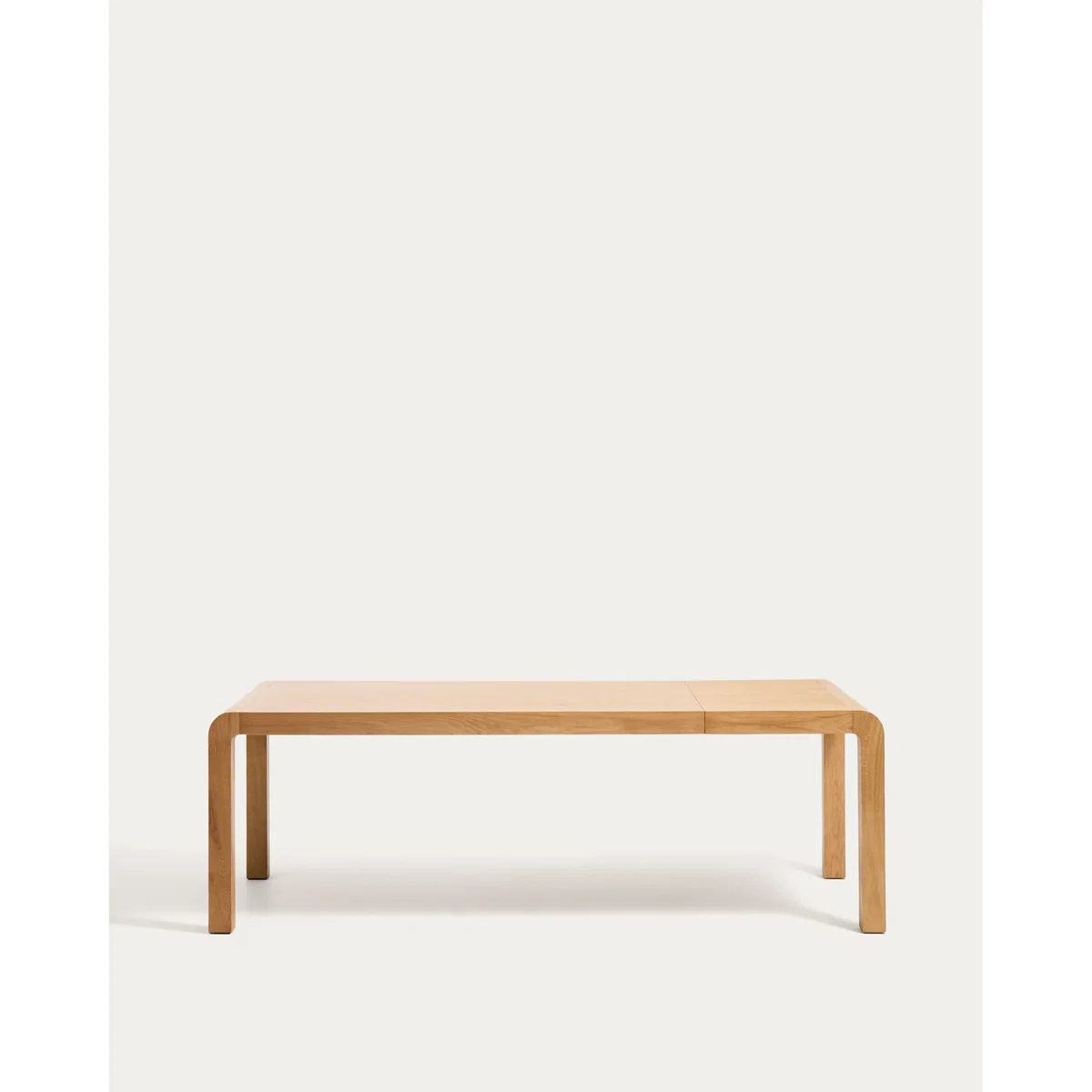Erisia extendable table in solid oak wood with a natural tone finish 180 (230) x 90 cm FSC 100% – image 7