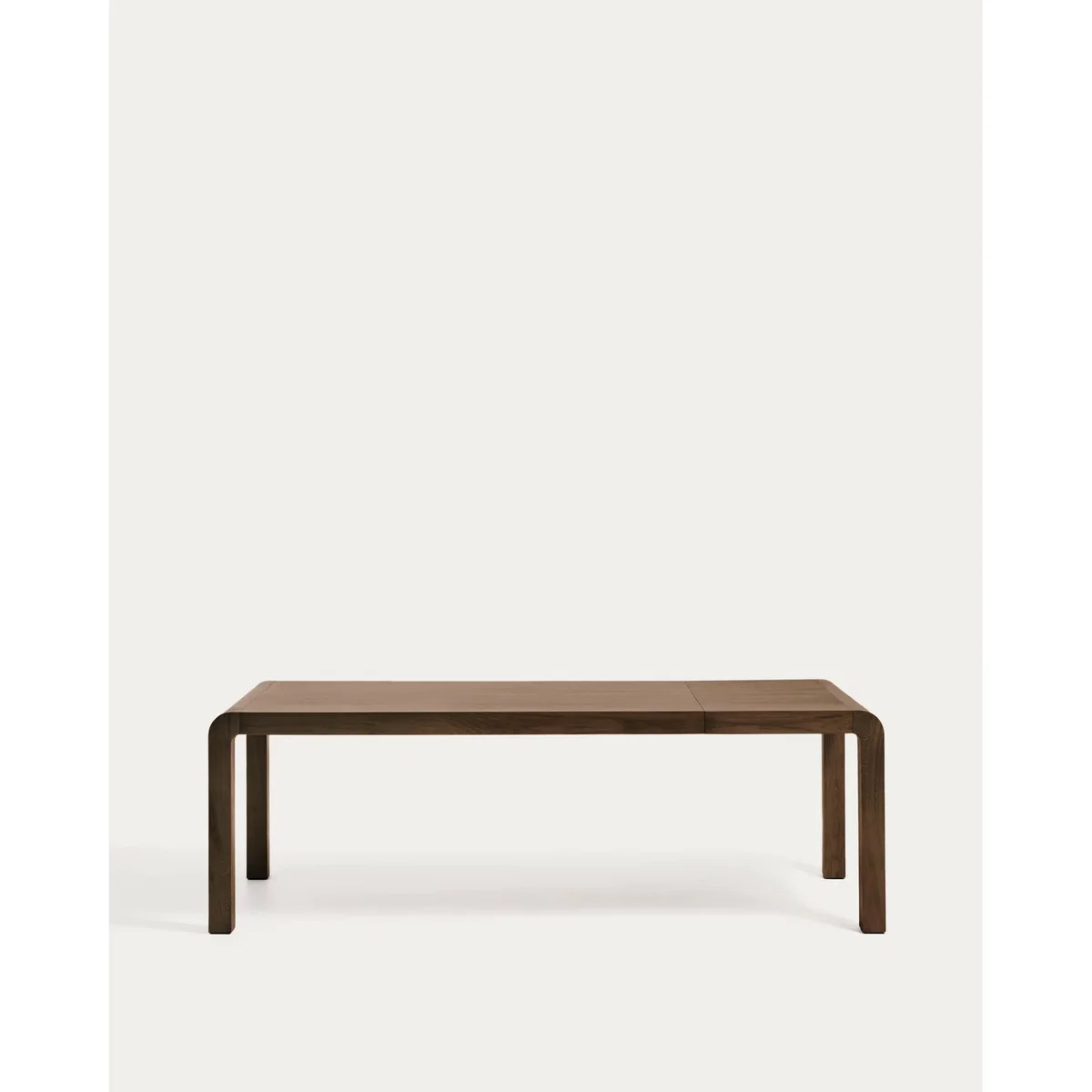 Erisia extendable table in solid oak wood with a dark walnut tone finish 180 (230) x 90 cm FSC 100% – image 7