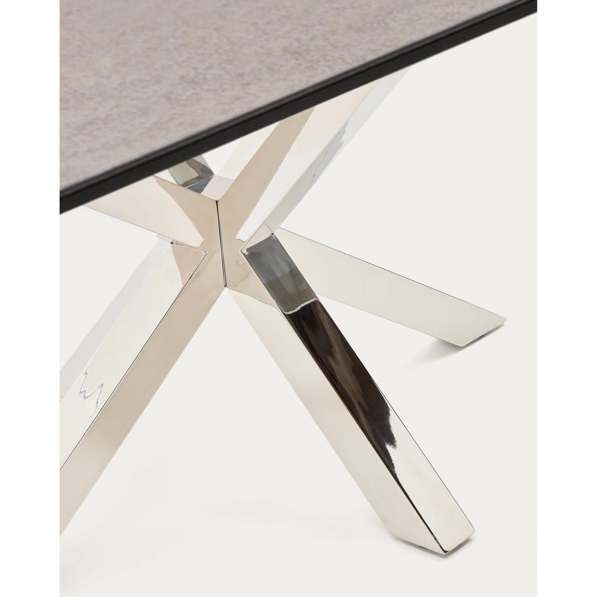 Argo table 180x100, Stain Steel Porcelain Iron Moss – image 3