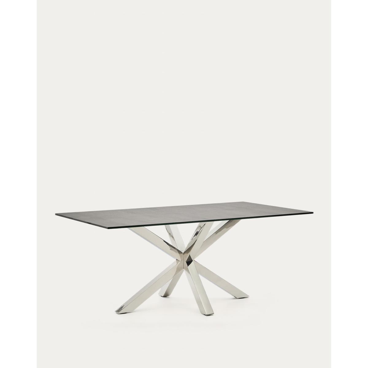 Argo table 180x100, Stain Steel Porcelain Iron Moss – image 4