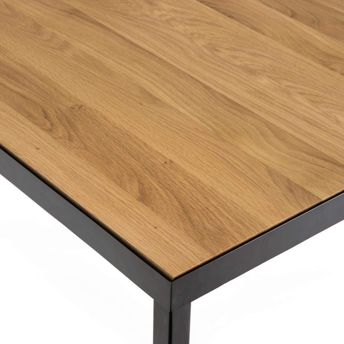 NOVA Oak & Metal Bistro Table – image 3