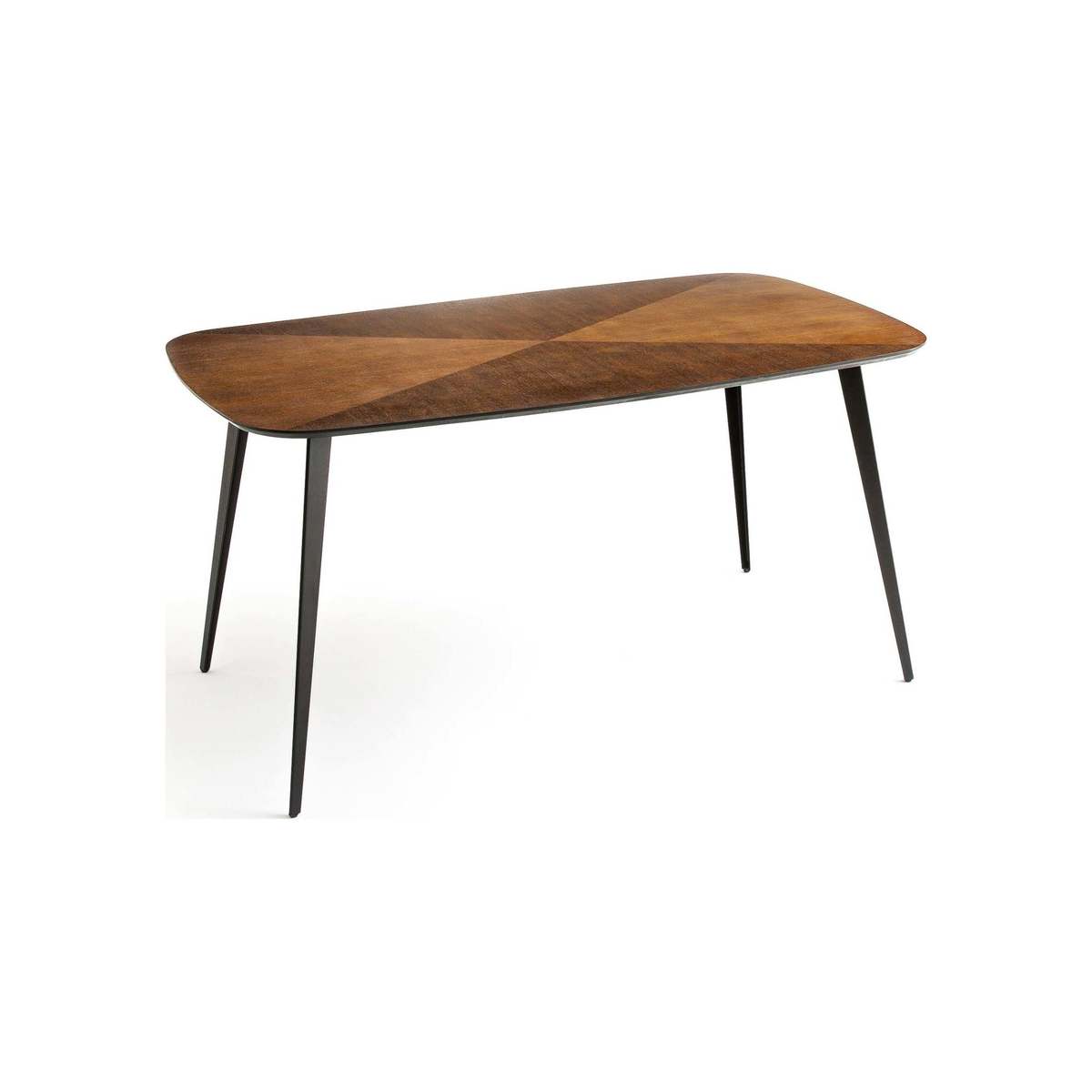 Watford Vintage-Style Inlaid Dining Table, Seats 6 – image 1