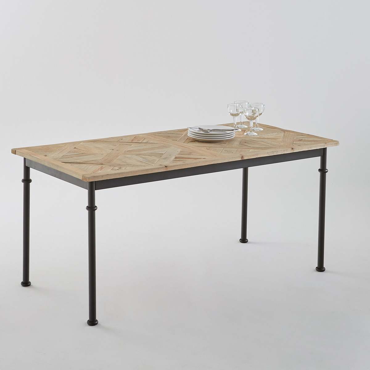 Mosaïque Recycled Pine Dining Table (Seats 6) – image 5