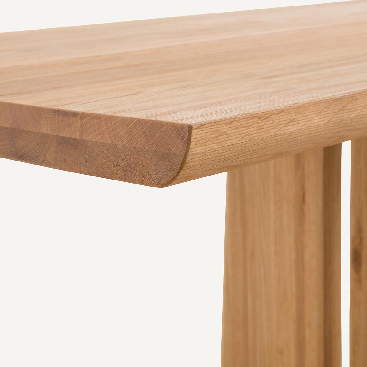 Boecy Veneer and Sanded Solid Oak Dining Table – image 4