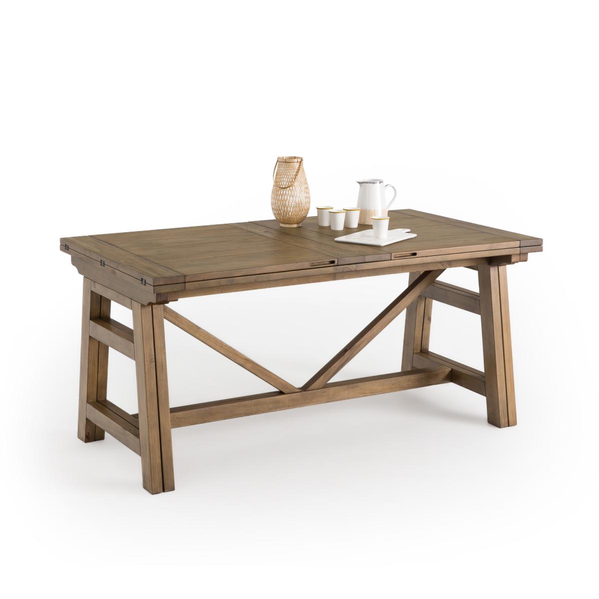 Wabi Solid Pine Extendable Dining Table, Seats 6-12 – image 2