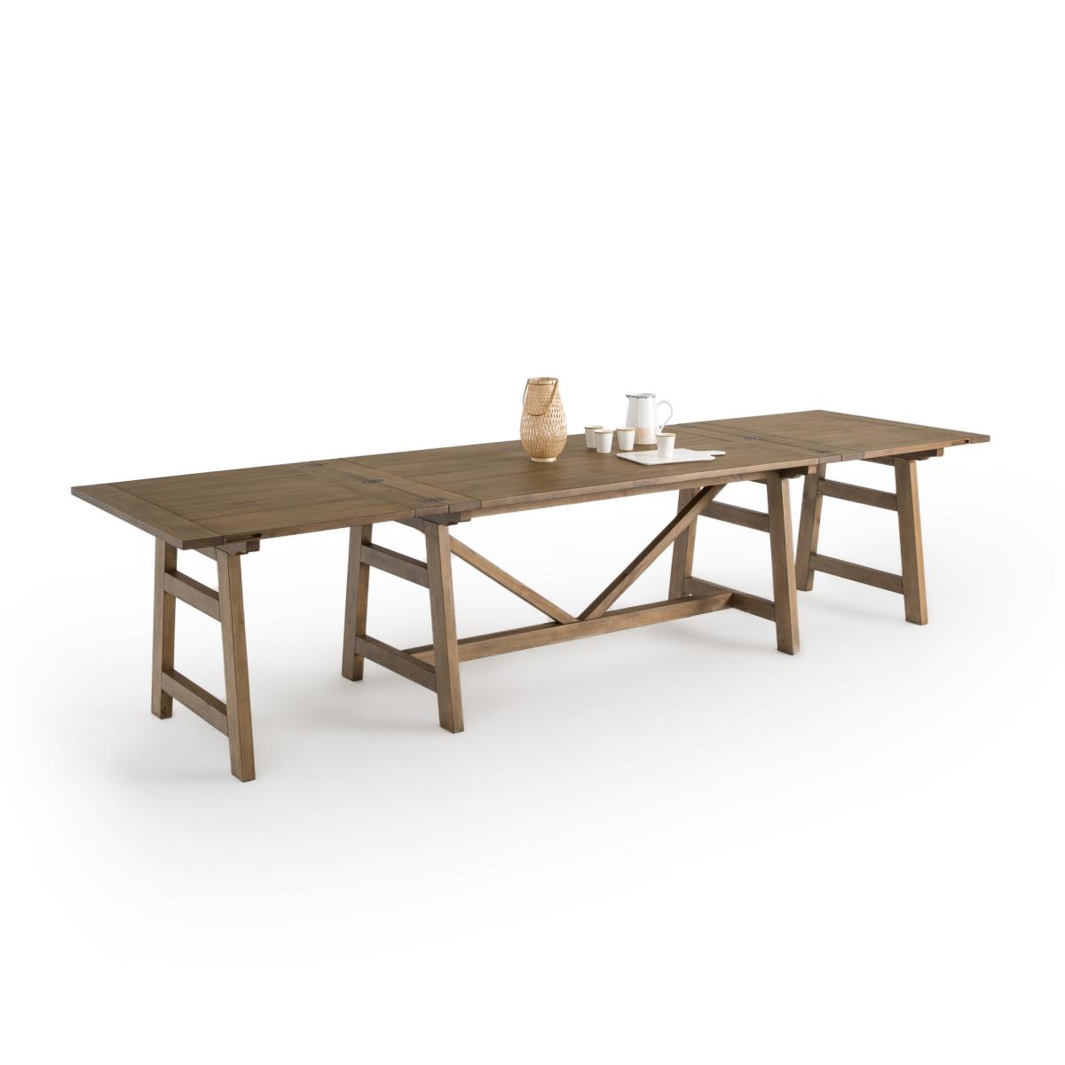Wabi Solid Pine Extendable Dining Table, Seats 6-12 – image 4